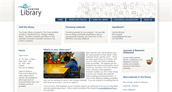 Desktop Screenshot of library.thecenterweb.org